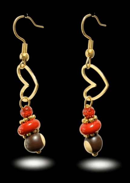 Heart of It All Earrings in Gold or Silver